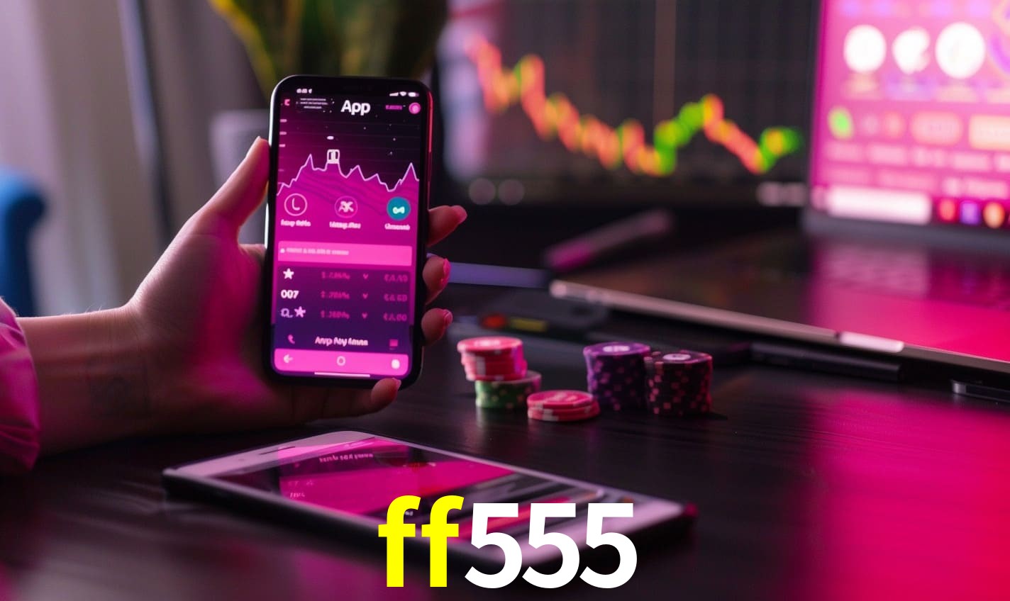 Comparação APP mobile vs versão web da ff555